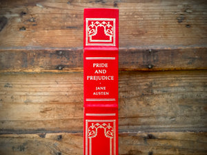 Pride and Prejudice by Jane Austen, Franklin Library, 1980, Illustrated