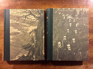 Jane Eyre and Wuthering Heights, Bronte, Illustrated by Fritz Eichenberg, Vintage 1943