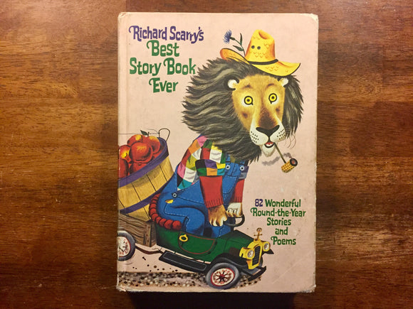 Richard Scarry’s Best Story Book Ever, Hardcover Book, Vintage 1968, Illustrated