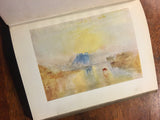 Turner: Masterpieces in Colour Series, Illustrated, 8 Color Plates, Vintage HC Book