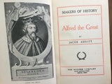Alfred the Great by Jacob Abbott, Makers of History, Antique, Hardcover Book, Werner