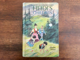 Heidi’s Children by Charles Tritten, A Golden Illustrated Classic, Illustrated by June Goldsborough, Vintage 1967, Hardcover Book