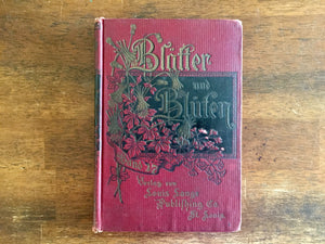 Blätter und Blüten Band 17, German Hardcover Book, Illustrated, Vintage