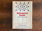 Mathematical Puzzles and Other Brain Twisters by Anthony S. Filpiak, Vintage 1942