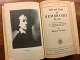 The Life and Times of Rembrandt Van Rijn by Hendrik Van Loon, Vintage 1930, Hardcover Book, Illustrated