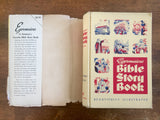 Egermeier’s Bible Story Book, Revised, Hardcover Book with Dust Jacket, Vintage 1963, Illustrated