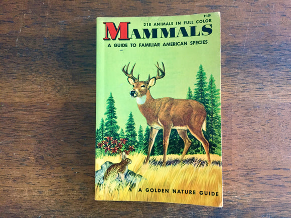Mammals, A Golden Guide, Vintage 1955