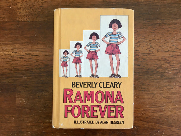 Ramona Forever by Beverly Cleary, Illustrated by Alan Tiegreen, Vintage 1984, HC
