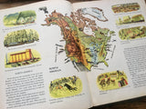 The Golden Geography Book, Giant De Luxe Edition, Maps, Illustrated, Large HC