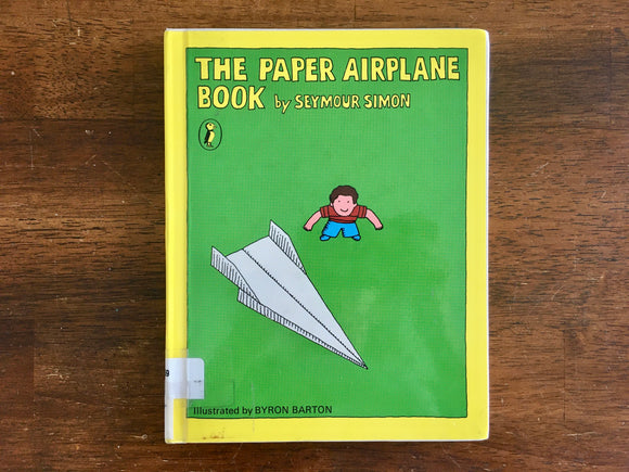 The Paper Airplane Book by Seymour Simon, Vintage 1976, HC, Activity