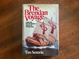 The Brendan Voyage by Tim Severin, Hardcover Book w/ Dust Jacket, Vintage 1978, Illustrations and Photos