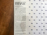 Discovery of the Titanic by Dr. Robert D. Ballard, 1987, Illustrated by Ken Marschall