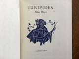Nine Plays by Euripides, Quentin Fiore Illustrated, Franklin Library, Leather, 1976
