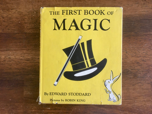 The First Book of Magic by Edward Stoddard, Vintage 1953, HC DJ