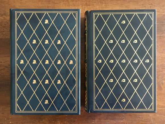 The Iliad and The Odyssey by Homer, Franklin Library, 1976, Leather Bound