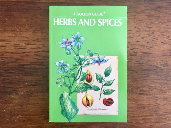 Herbs and Spices, A Golden Nature Guide, Vintage 1976, PB
