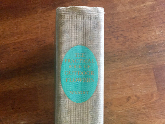 The Practical Book of Outdoor Flowers, Hardcover Book, Vintage