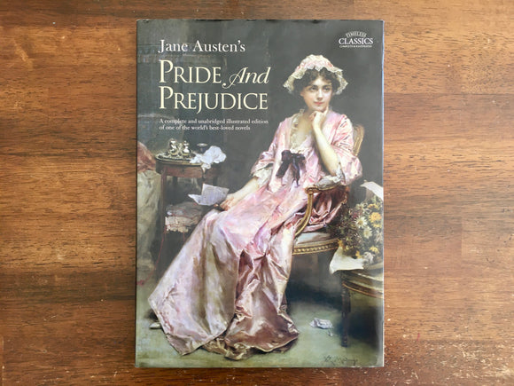 Pride and Prejudice by Jane Austen, Illustrated by Hugh Thomson, Atlantic World, Timeless Classics, Hardcover Books,
