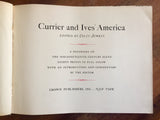 Currier and Ives’ America, Eighty Prints in Full Color, Vintage 1952, Oversized Hardcover Book