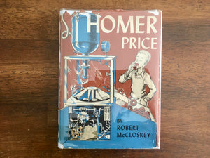 Homer Price by Robert McCloskey, Vintage 1964, Hardcover Book with Dust Jacket
