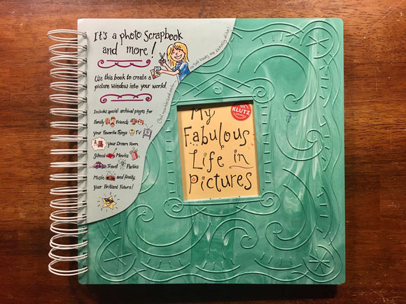 My Fabulous Life in Pictures by Klutz, Spiral Bound Scrapbook for Teens and Preteens