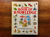 The Usborne Book of Knowledge, New Expanded Edition, Vintage 1988, Hardcover Book, Illustrated