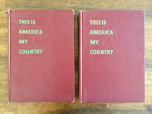 This is America My Country, Edited by Donald H. Sheehan, 2-Volume set, Vintage 1952, Hardcover Books, Illustrated
