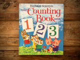 Richard Scarry’s Best Counting Book Ever 123, Hardcover Book, Vintage, Numbers