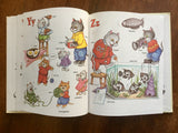 A to Z Busy Word Book by Amye Rosenberg, Vintage 1988, HC, Alphabet