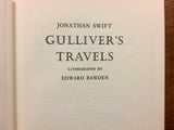 Gulliver’s Travels by Jonathan Swift, Lithographs by Edward Bawden, Vintage 1966