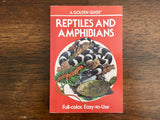 Reptiles and Amphibians, A Golden Nature Guide, Vintage 1987