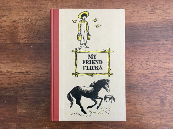 My Friend Flicka by Mary O'Hara, Junior Deluxe Edition, Vintage 1941, HC