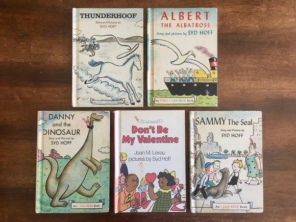 Lot of 5 Books Illustrated by Syd Hoff, Vintage, Hardcover, Illustrated