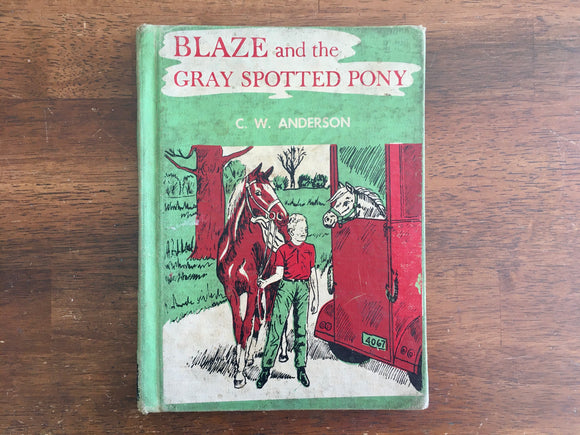 Blaze and the Gray Spotted Pony by C.W. Anderson, Vintage 1968, HC