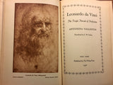 Leonardo Da Vinci by Antonina Vallentin, Vintage 1938, 1st Edition, 1st Printing