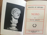 . Nero by Jacob Abbott, Makers of History, Antique, Hardcover Book, Werner