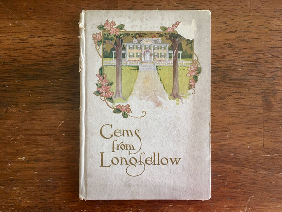 Gems from Longfellow, Henry Wadsworth, Cupples & Leon, Hardcover Book, Illustrated