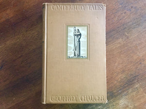 Canterbury Tales in Modern English, Hardcover Book, Vintage 1934, Illustrated