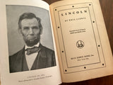 Lincoln by Emil Ludwig, Vintage 1930, Translated by Eden and Cedar Paul, Hardcover