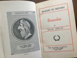 . Romulus by Jacob Abbott, Makers of History, Antique, Hardcover Book, Werner