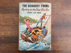 The Bobbsey Twins, Mystery on the Deep Blue Sea by Laura Lee Hope, Vintage 1965, Hardcover Book, Illustrated