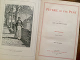 . Peveril of the Peak by Sir Walter Scott, Watch Weel Edition, Antique 1900, Illustrated