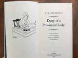 Diary of a Provincial Lady by E.M. Delafield, Vintage 1979, Folio Society