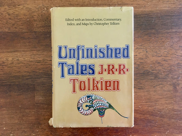 Unfinished Tales by J.R.R. Tolkien, Vintage 1980, HC DJ