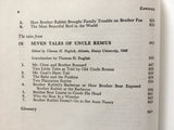The Complete Tales of Uncle Remus by Joel Chandler Harris, Vintage 1983