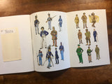 American Military Uniforms 1639-1968, A Coloring Book by Peter F. Copeland, Vintage 1976