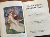 Tales from Shakespeare by Charles and Mary Lamb, Antique 1919, Illustrated by A.E. Jackson