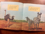 Who Lives in the Zoo?, Golden Press, Vintage 1981, Illustrated by Lisa Bonforte, Hardcover Book