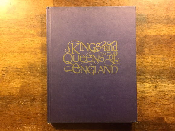Kings and Queens of England by Alan Palmer, Vintage 1976, Hardcover Book, Illustrated