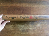 Voyages in English, 4th Year, Hardcover Book, Vintage 1950, Illustrated